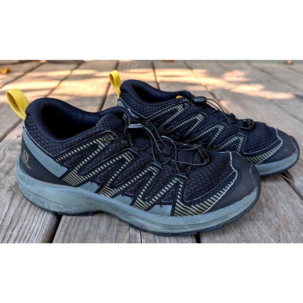 Salomon XA Pro Trail Running Shoes Men 7.5 (Womens 9) Black Gray Yellow